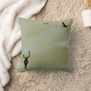 In Quiet Nature Breathe Throw Pillow