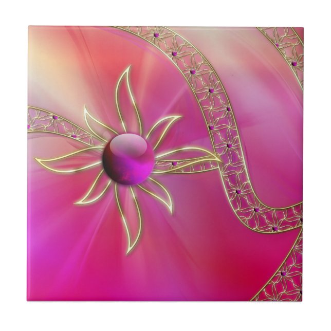 In Radiant Splendor Decorative Tile (Front)