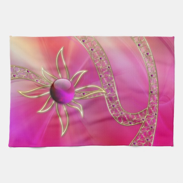 In Radiant Splendor Kitchen Towel (Horizontal)