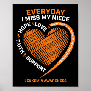 In Remembrance Loving Memory Of My Niece Leukemia  Poster