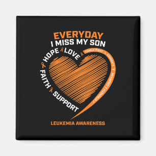 In Remembrance Loving Memory Of My Son Leukemia Aw Magnet