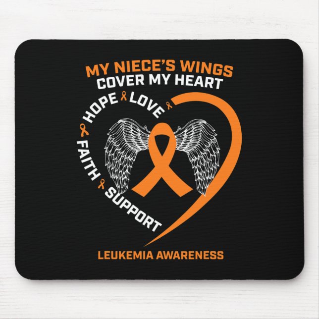 In Remembrance Of My Niece Loving Memory Leukemia  Mouse Pad (Front)