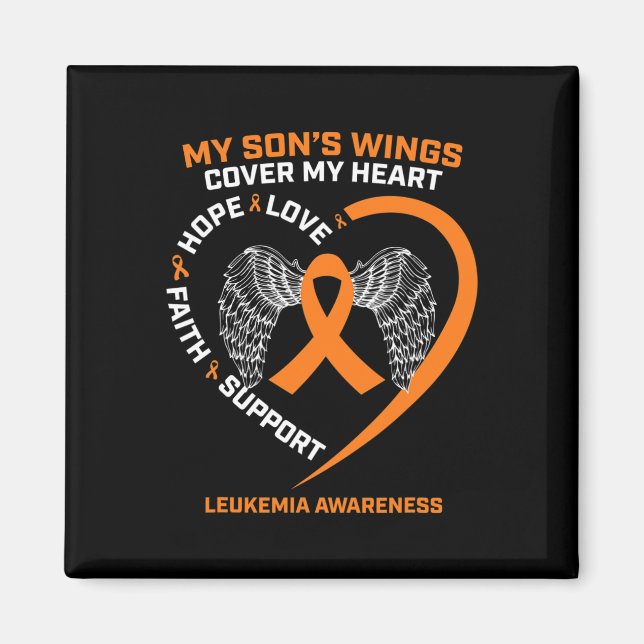 In Remembrance Of My Son Loving Memory Leukemia Aw Magnet (Front)