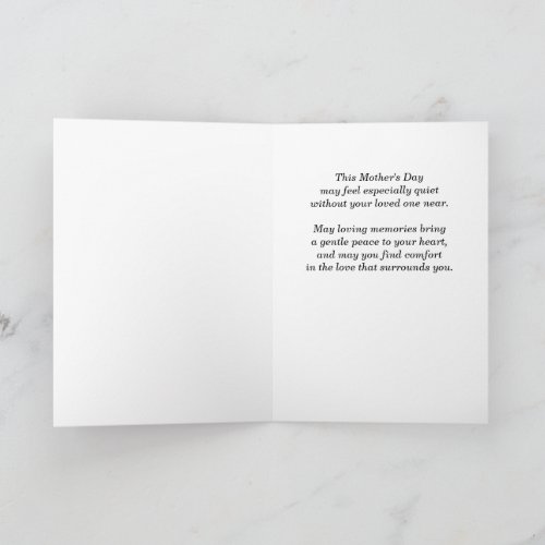 In Remembrance Wife Mothers Day Cardinal Card