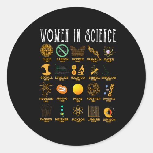 In Science Classic Round Sticker