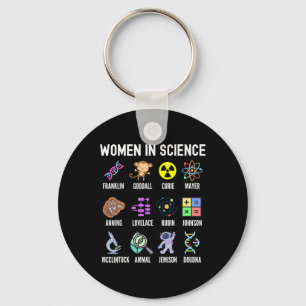 In Science - Feminist Stem Girls Empowerment Kids  Keychain