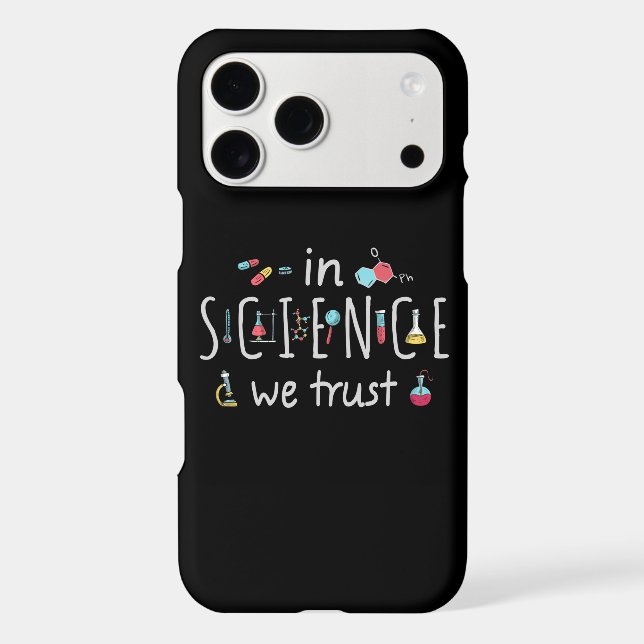 In Science we trust Iphone Case (Back)