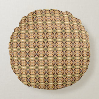 In Search of Blossom Gold.4 Round Pillow