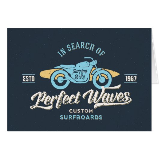 In Search Of Perfect Waves Poster Cards (Front Horizontal)