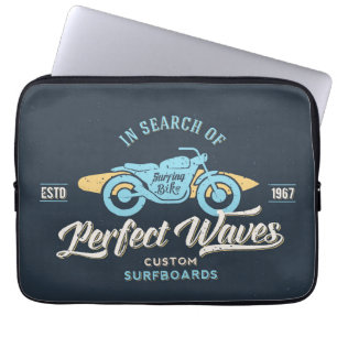 In Search Of Perfect Waves Poster Laptop Sleeve