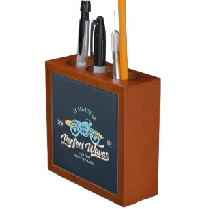 In Search Of Perfect Waves Poster Pencil/Pen Holder