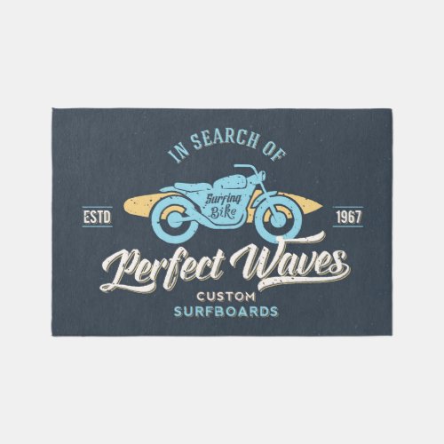 In Search Of Perfect Waves Poster Rug