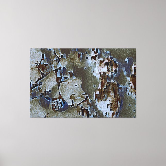 In Search Of The Soul Acrylic Silk Wash Canvas Print (Front)