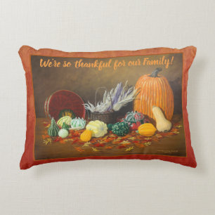 "In Season" Thanksgiving Accent Pillow