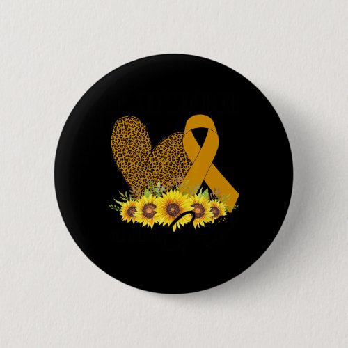 In September We Wear Gold Childhood Cancer Awarene Button