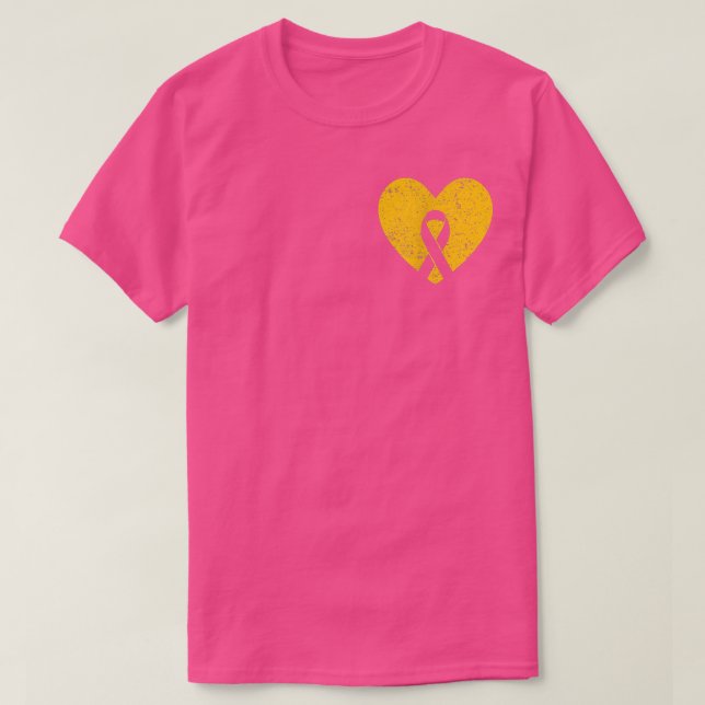 In September We Wear Gold Childhood Cancer Awarene T-Shirt (Design Front)