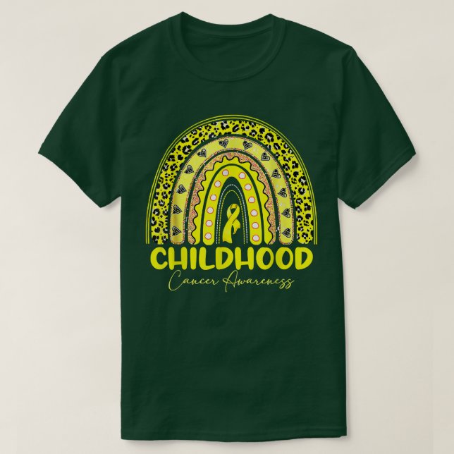 In September We Wear Gold for Childhood Cancer Awa T-Shirt (Design Front)