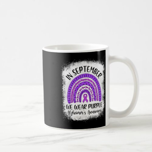 In September We Wear Purple Alzheimerheimers Awar Coffee Mug