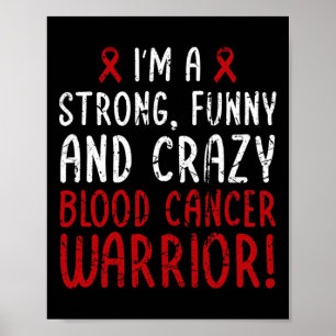 In September We Wear Red Butterfly Blood Cancer Aw Poster