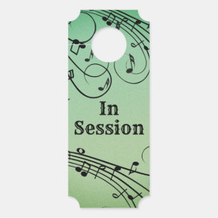 In Session Music Door Hanger