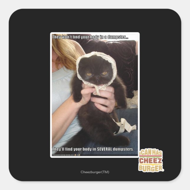 In Several Dumpsters Square Sticker (Front)