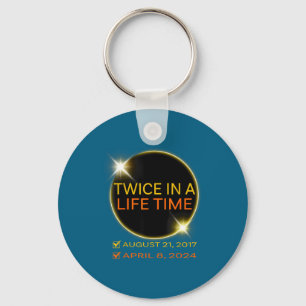 In Shirt Solar Eclipse Twice Lifetime April Keychain