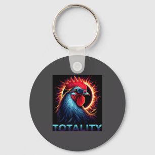 In Shirt Total Solar Eclipse April 8 Keychain