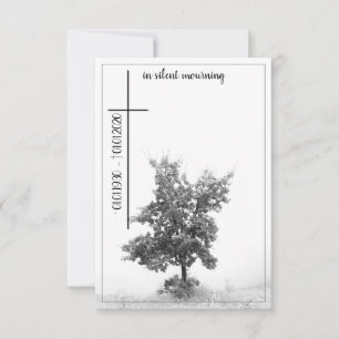 In silent mourning - tree on meadow 2.0