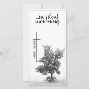 In silent mourning - tree on meadow 2.0