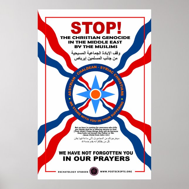 In Solidarity with Chaldean Christians Poster (Front)