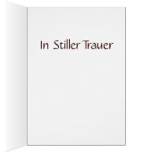 In Stiller Trauer Karte (Inside (Right))