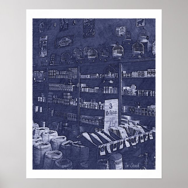 In Stock vintage art poster (Front)