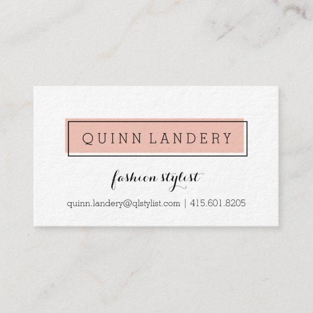 In Style Business Cards (Front)