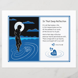 In That Deep Reflection_Flat Paper Sheet 11"x8.5"