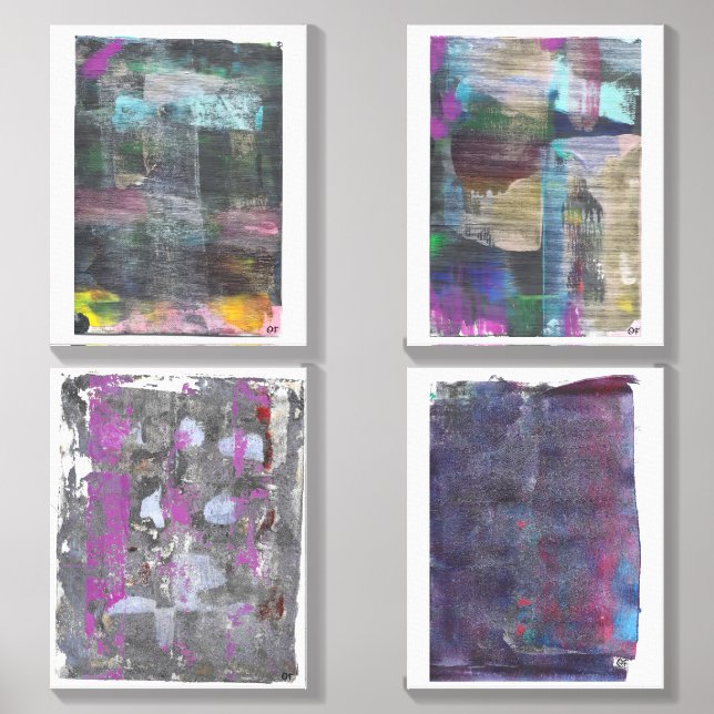 In the Abstract Forms Canvas Photo Tile (Front Set)