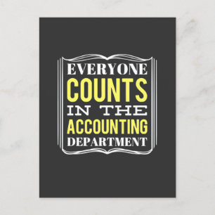 In The Accounting Department Invitation Postcard