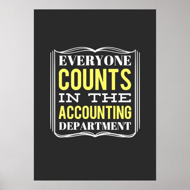 In The Accounting Department Poster (Front)