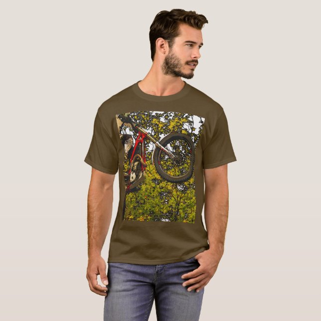In the Air - Dirt Bike Race T-Shirt (Front Full)