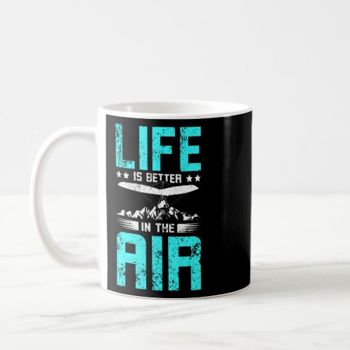 in the air hang glider  coffee mug