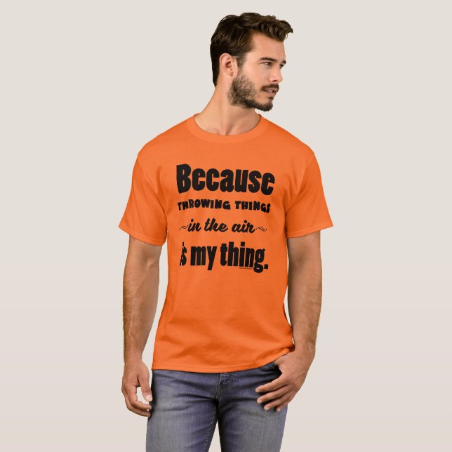 In The Air- Shot Put Discus Javelin Hammer Shirt (Front Full)