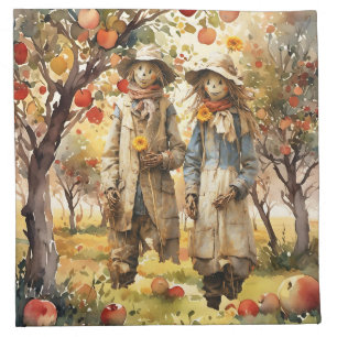 In The Apple Orchard Cloth Napkin