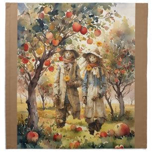 In The Apple Orchard Cloth Napkin