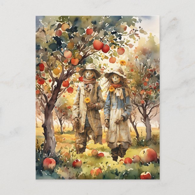 In The Apple Orchard Postcard (Front)