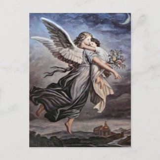 In the arms of an angel postcard