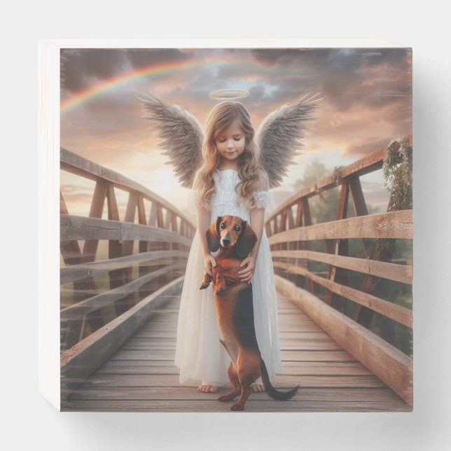In the Arms of the Angel Wooden Box Sign (Front Horizontal)