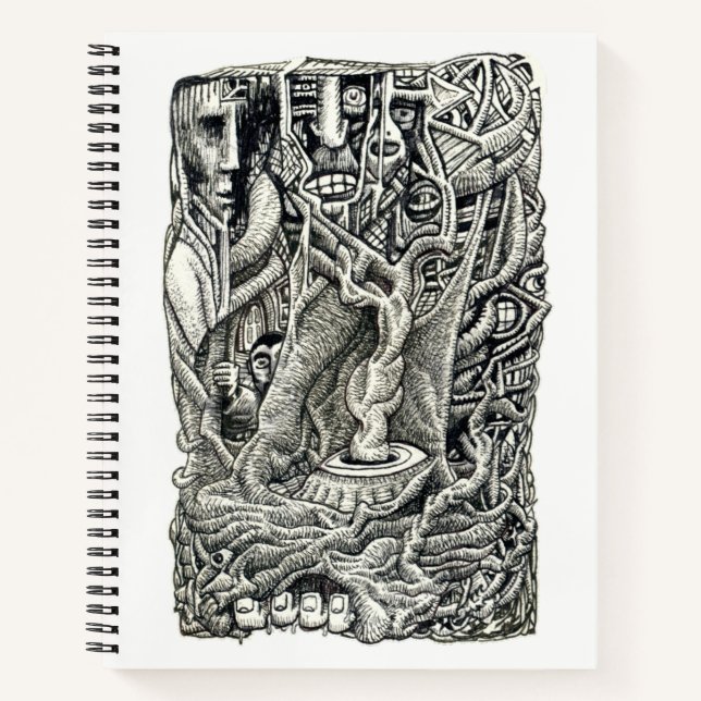 In the Basement, By Brian Benson Notebook (Front)