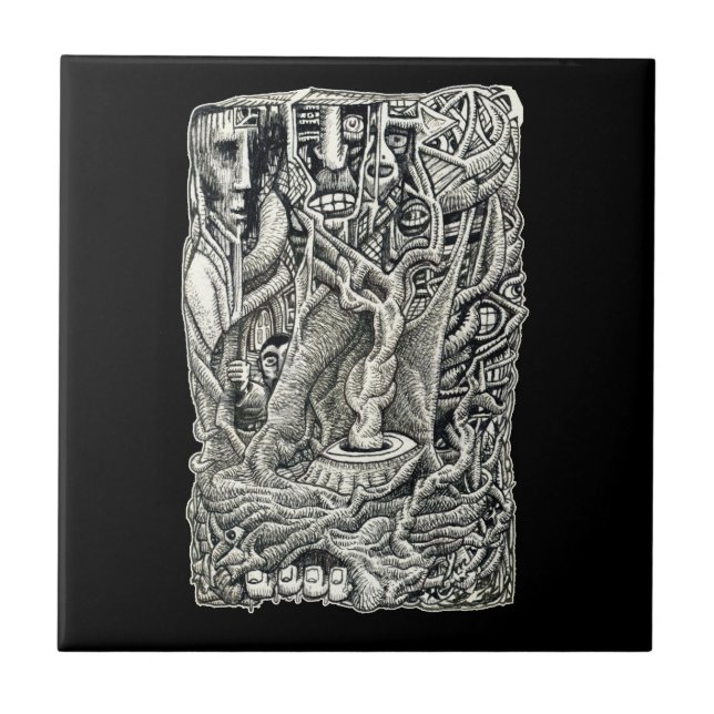 In the Basement Ceramic Tile (Front)