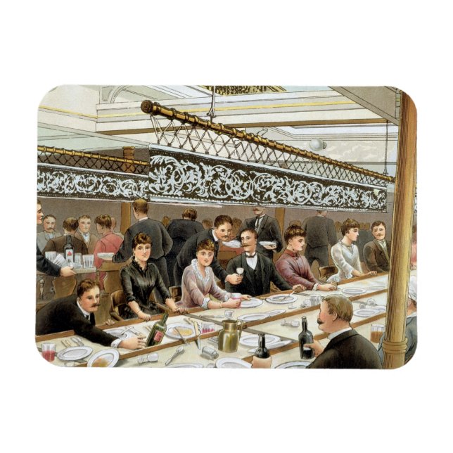 In the Bay, Dinner Time - A Western Ocean Swell, f Magnet (Horizontal)