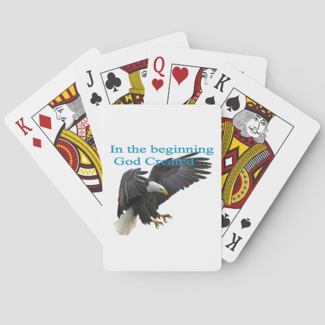 In the Beginning Poker Cards (Back)