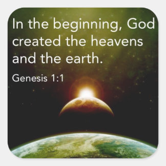 In the Beginning Stickers